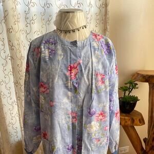 Floral Scrub Jacket